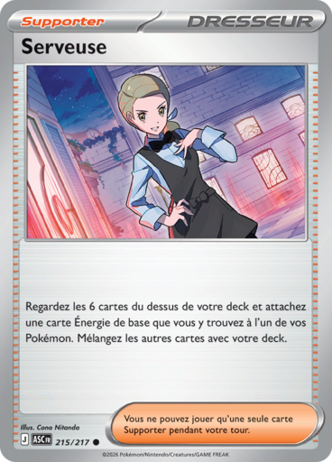 Serveuse (Méga-Évolution Héros Transcendants 215)