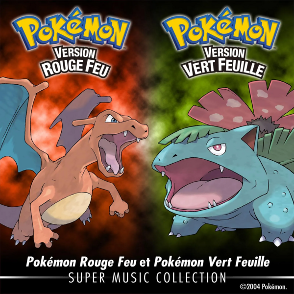 Fichier:Pochette Pokémon Rouge Feu et Pokémon Vert Feuille Super Music Collection Recto.png