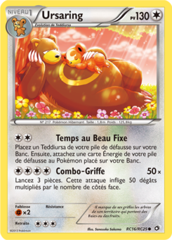Ursaring (Noir & Blanc Trésors Légendaires RC16)