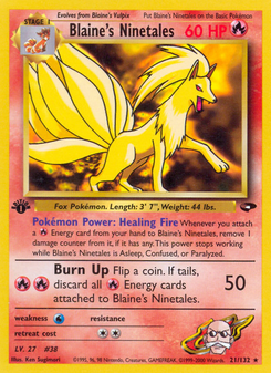 Blaine's Ninetales (Gym Challenge 21)