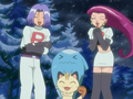 Miaouss (Team Rocket) et Qulbutoké (de Jessie)