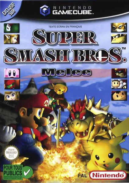 Fichier:Super Smash Bros. Melee - Boîte.png