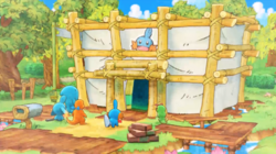 La Base en plein travaux.