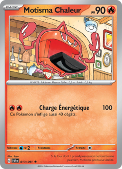 Motisma Chaleur (Écarlate et Violet Destinées de Paldea 013)