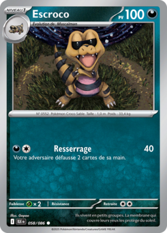 Escroco (Écarlate et Violet Foudre Noire 058)