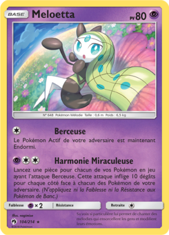 Meloetta (Soleil et Lune Tonnerre Perdu 104)
