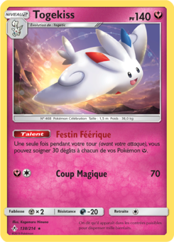 Togekiss (Soleil et Lune Alliance Infaillible 138)