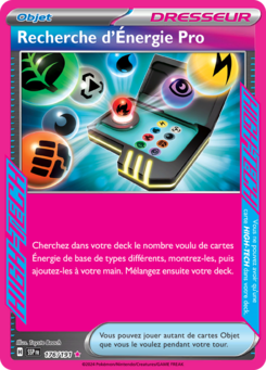 Recherche d'Énergie Pro (Écarlate et Violet Étincelles Déferlantes 176)