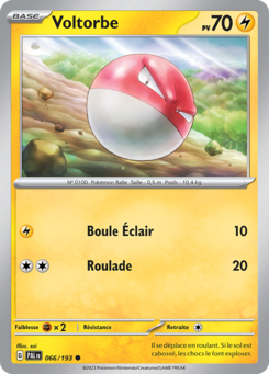 Voltorbe (Écarlate et Violet Évolutions à Paldea 066)