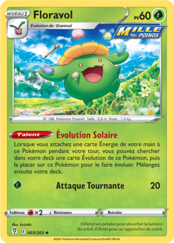 Floravol (Épée et Bouclier Évolution Céleste 003)
