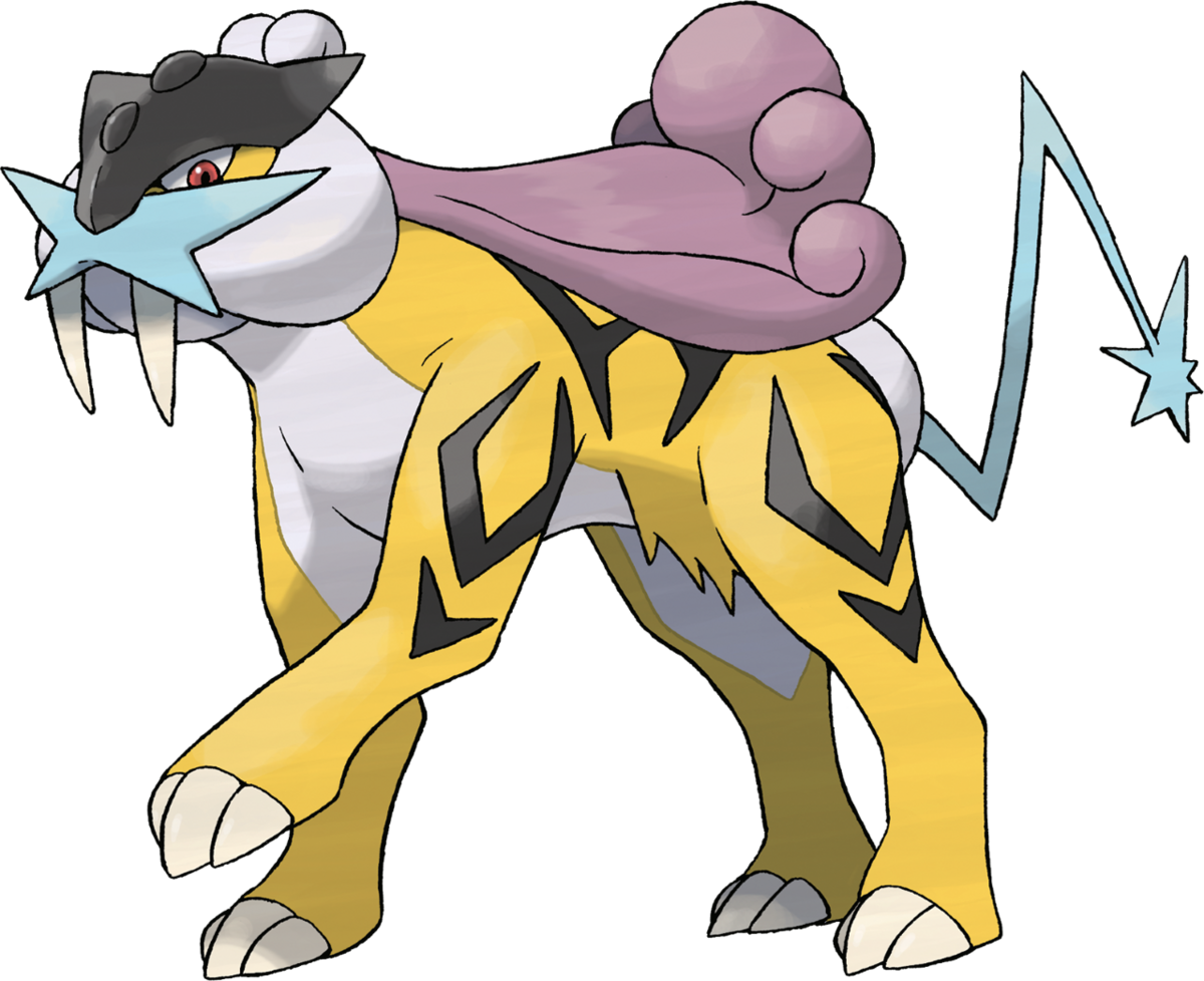 Dessin Pokemon Legendaire En Couleur Raikou — Poképédia