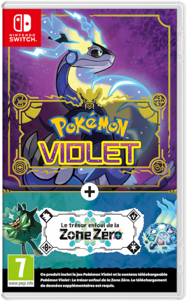 Fichier:Jaquette de Pokémon Violet + Le trésor enfoui de la Zone Zéro.png