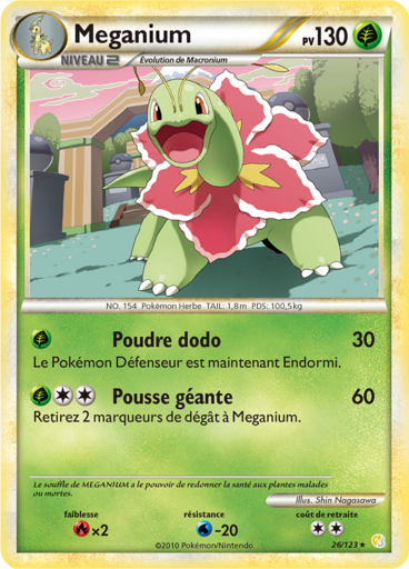 Meganium (HeartGold & SoulSilver 26)