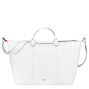 Longchamp Sac de voyage blanc arrière.png