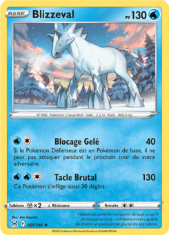 Blizzeval (Épée et Bouclier Origine Perdue 051)