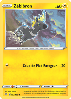 Zébibron (Épée et Bouclier Voltage Éclatant 053)
