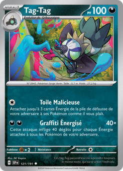 Tag-Tag (Écarlate et Violet Étincelles Déferlantes 121)