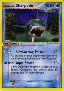 Sharpedo de Team Aqua (EX Team Magma VS Team Aqua 18)