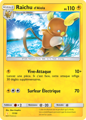 Carte Soleil et Lune Kit du Dresseur Raichu d'Alola 17.png