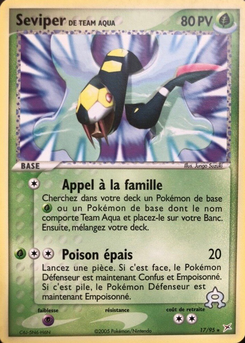 Seviper de Team Aqua (EX Team Magma VS Team Aqua 17)