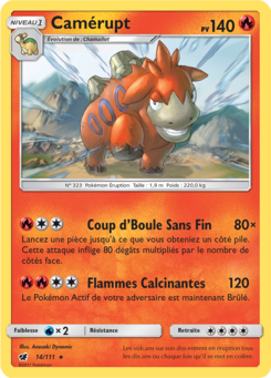 Camérupt (Soleil et Lune Invasion Carmin 14)
