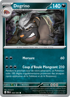 Dogrino (Méga-Évolution Nuit Noire 058)