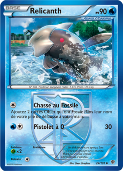 Relicanth (Noir & Blanc Explosion Plasma 24)