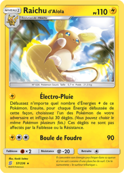 Raichu d'Alola (Soleil et Lune Harmonie des Esprits 57)