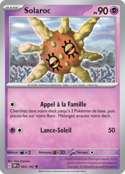 Solaroc (Écarlate et Violet Flammes Obsidiennes 093)
