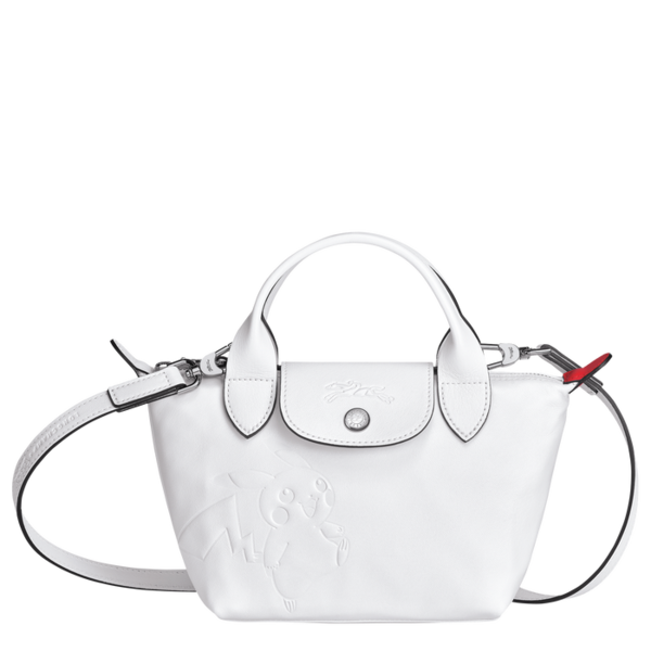 Fichier:Longchamp Petit sac à main blanc avant.png