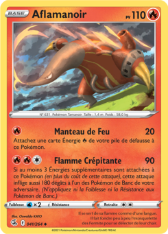 Aflamanoir (Épée et Bouclier Poing de Fusion 041)
