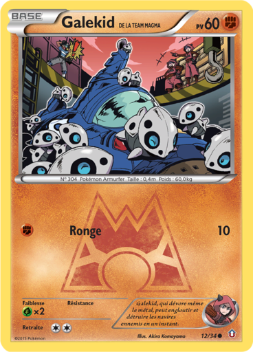Galekid de la Team Magma (Double Danger 12)