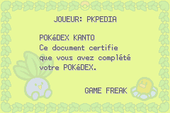 Pokédex de Kanto (capture d'écran RFVF)