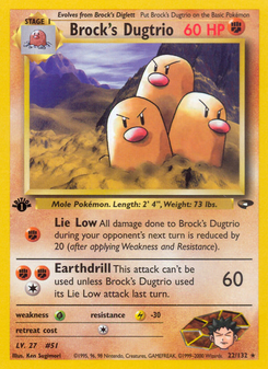 Brock's Dugtrio (Gym Challenge 22)