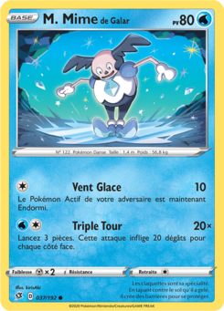 M. Mime de Galar (Épée et Bouclier Clash des Rebelles 037)
