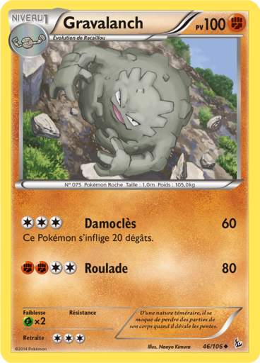 Gravalanch (XY Étincelles 46)
