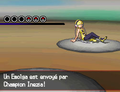 Inezia pendant le combat