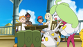 Chrysapile (de Chrys), Togedemaru (de Chrys) et Candine (de Barbara)