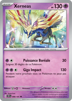 Xerneas (Écarlate et Violet Étincelles Déferlantes 088)