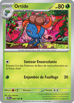 Ortide (Écarlate et Violet Flammes Obsidiennes 002)