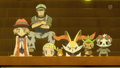 Dedenne (de Lem), Marisson (de Lem), Roussil (de Serena) et Pandespiègle (de Serena)