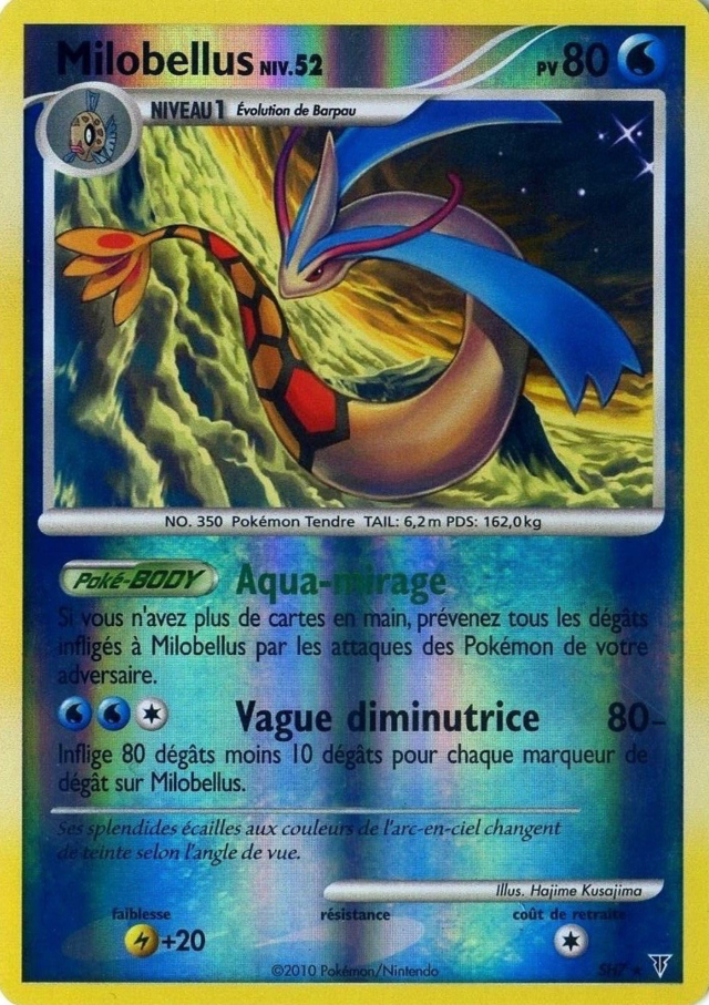 Pokémon Milobellus (Milobellus) Shiny 6IV Français - Pour Pokémon Écarlate/Violet, BDSP, Arceus, SWSH