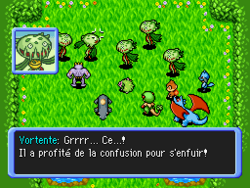 L'affrontement contre les Vortente avec l'Équipe Éclaireurs.