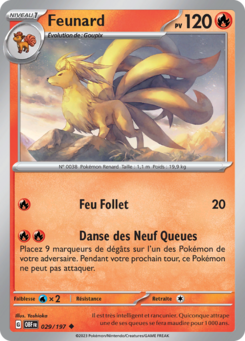 Feunard (Écarlate et Violet Flammes Obsidiennes 029)