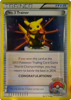 No. 3 Trainer (World Championships 2013)