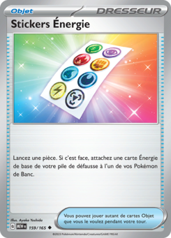 Stickers Énergie (Écarlate et Violet 151 159)