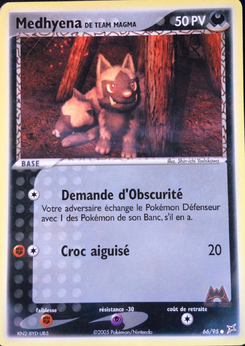 Medhyena de Team Magma (EX Team Magma VS Team Aqua 66)