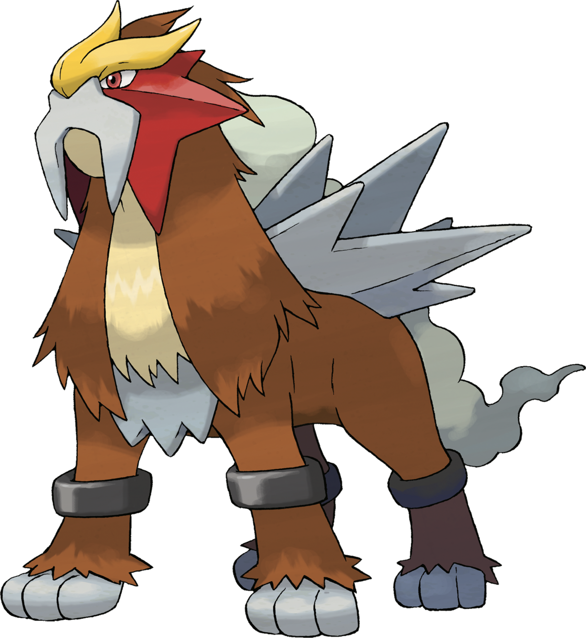 Legendaire Dessin Pokemon En Couleur Entei — Poképédia