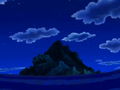 L'Île Pleine Lune dans l'épisode 570.