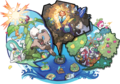 100 espèces vivants à Alola